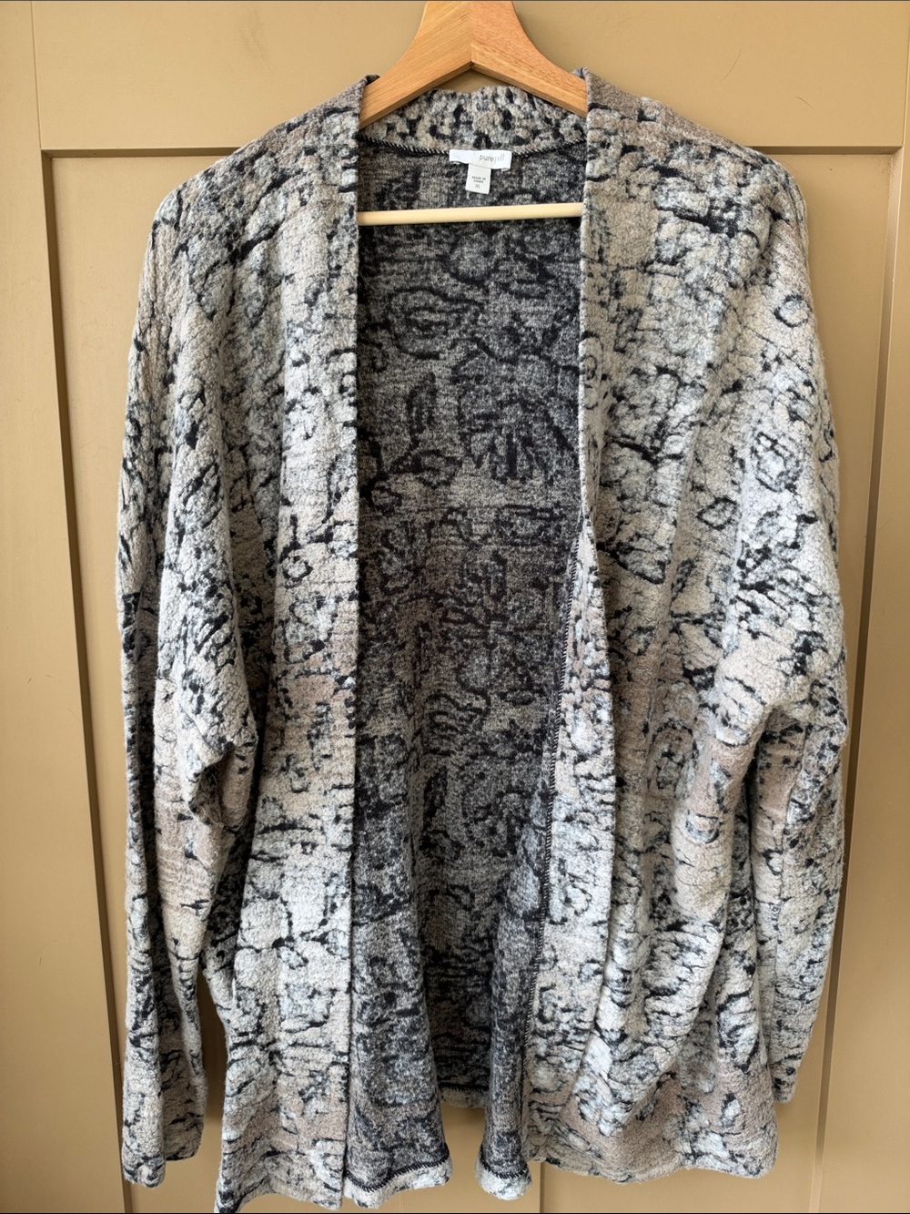 J.Jill Pure Jill XL Women's Boho Open Front Cardigan